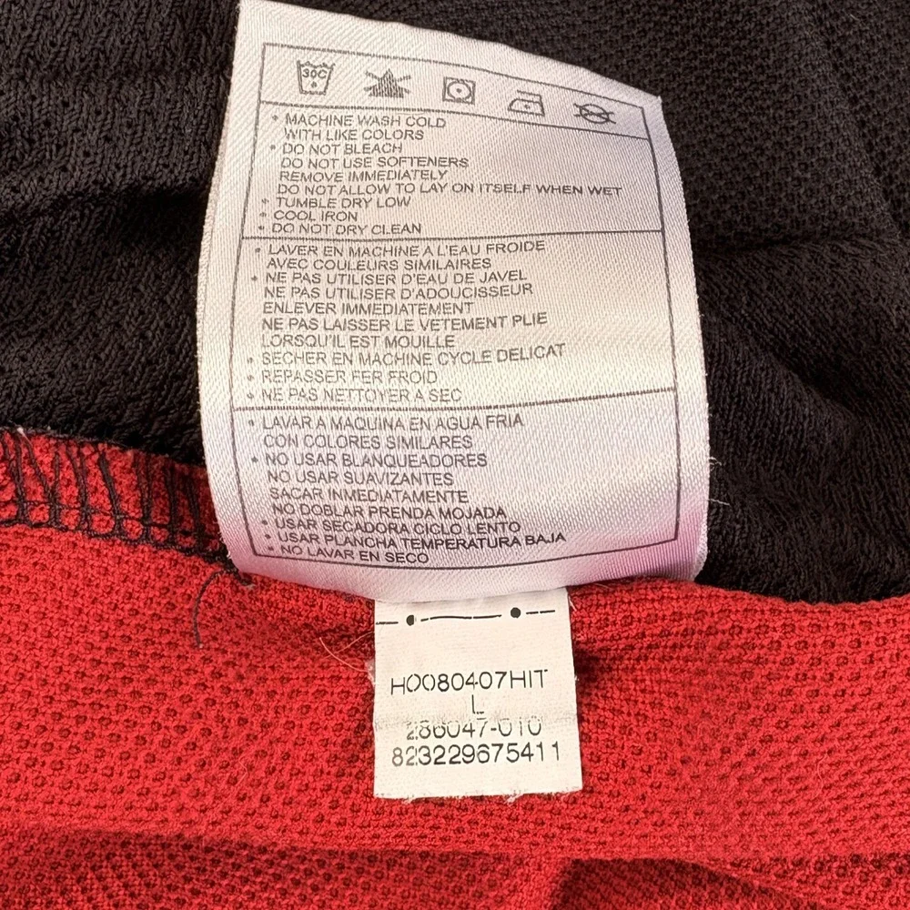 Nike Basketball Elite Shorts Mens Large Black Red FIT DRY 286047-010